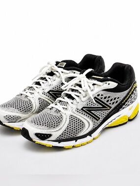 New Balance 1260 v2 Men’s 11.5 2E Wide Running Shoes Made in USA Grey Yellow